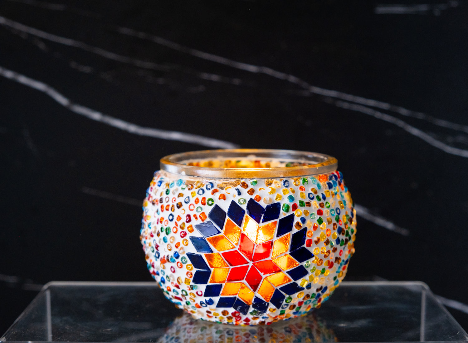 Mosaic Candle Holder
