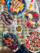 food table for team building events