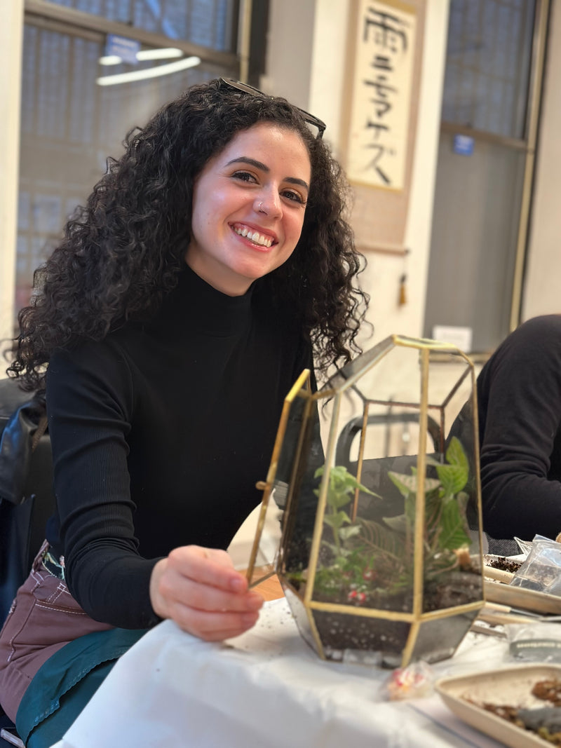 Sip & Make a Terrarium