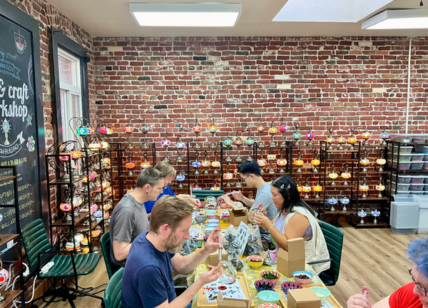 Finished keepsakes at FiDi studio