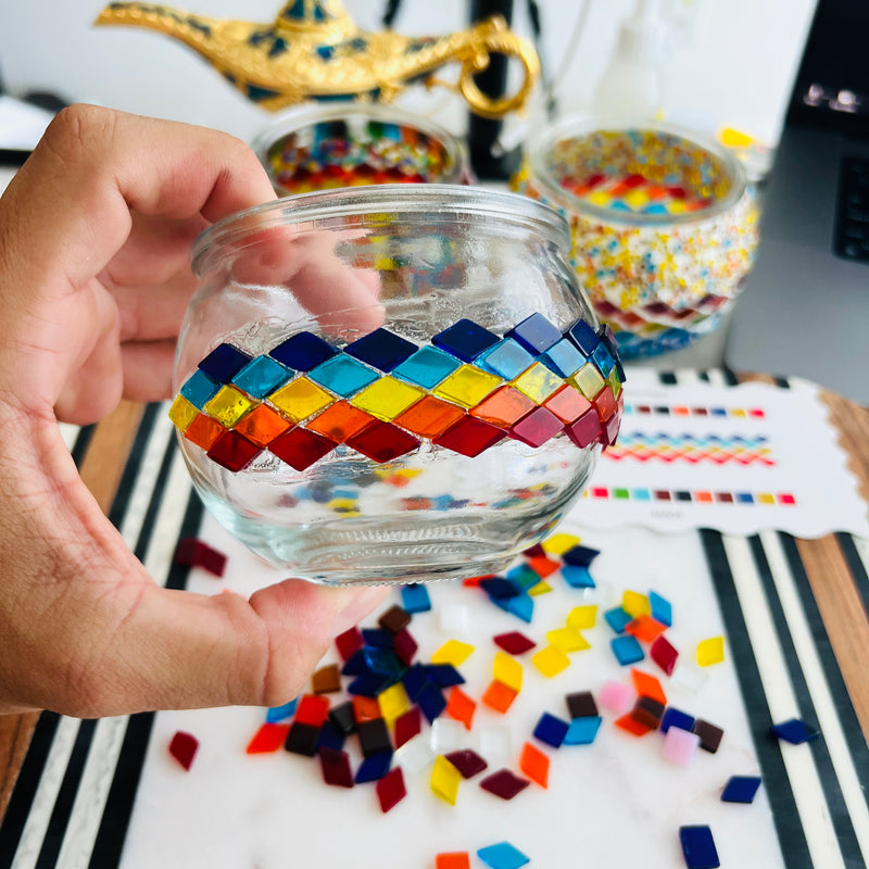 Make Your Own Mosaic Candle Holder