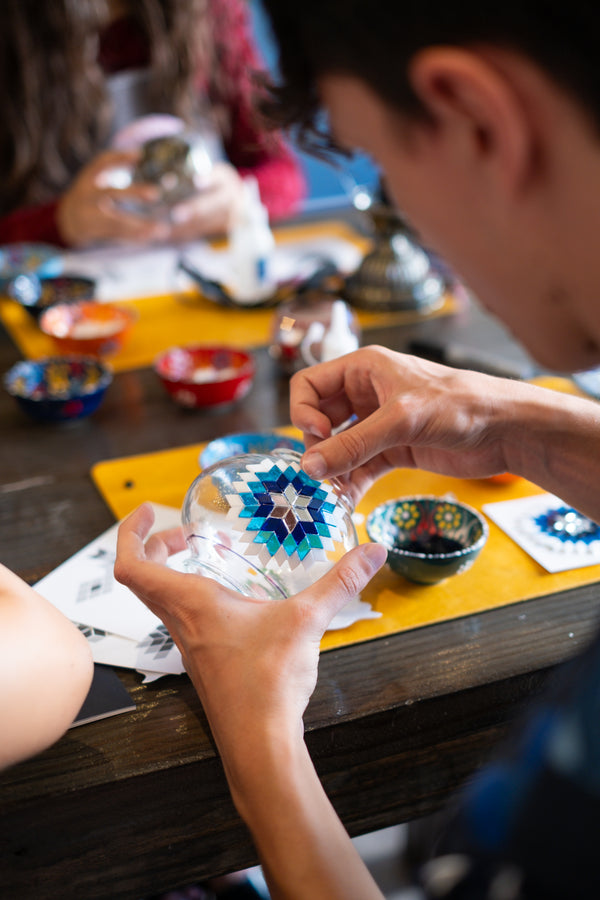Turkish Mosaic Lamp Making Class in Rochester Hills
