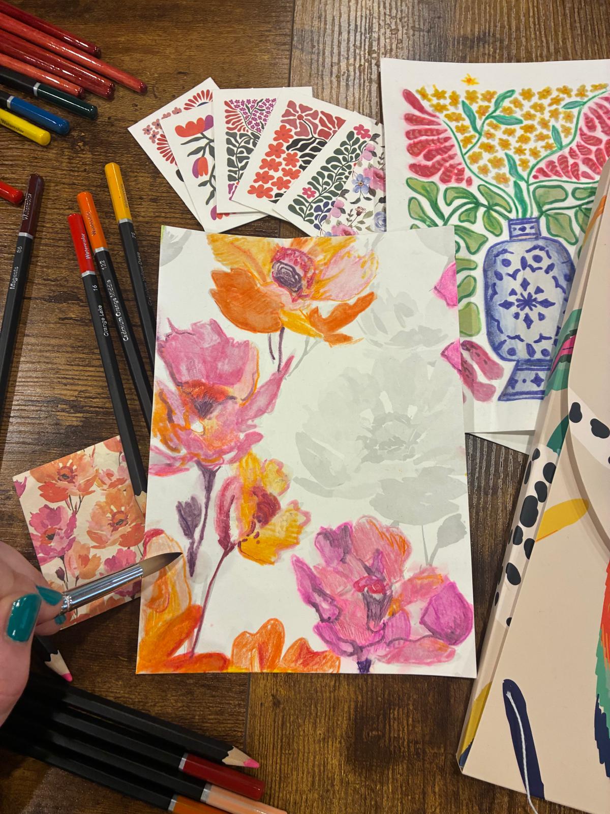 Watercolor Painting in Midtown NYC