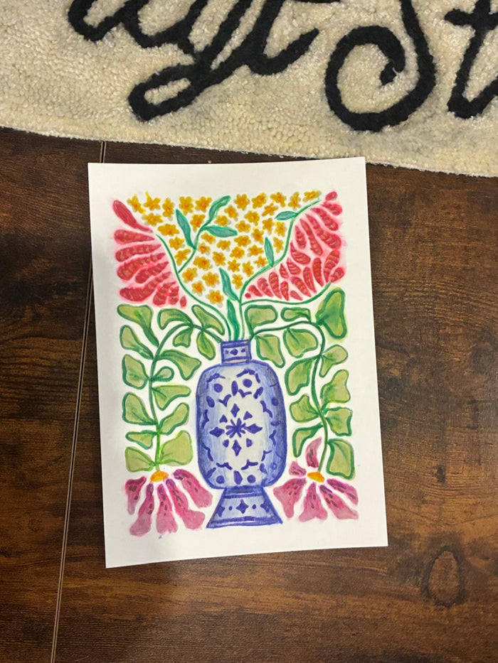 Watercolor Painting in Midtown NYC