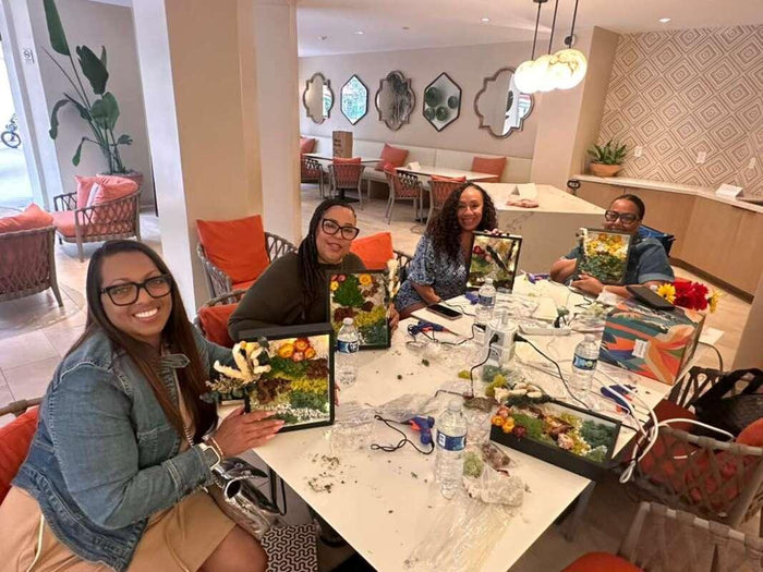 Arts and Craft Classes in Irvine, date, birthday, Team building activity Moss Wall Art Workshop in Irvine