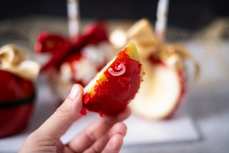 Christmas Candy Apples Making