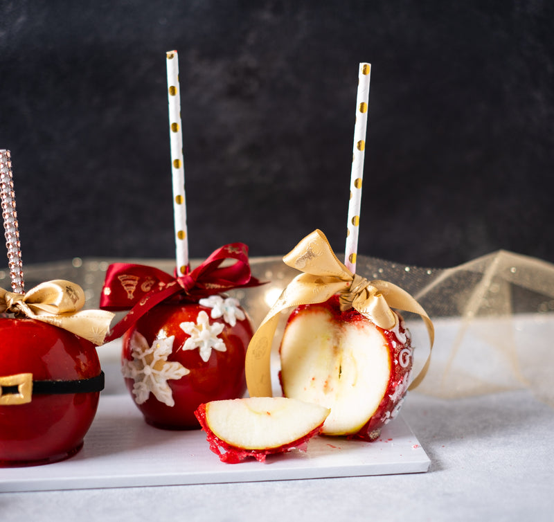 Christmas Candy Apples Making