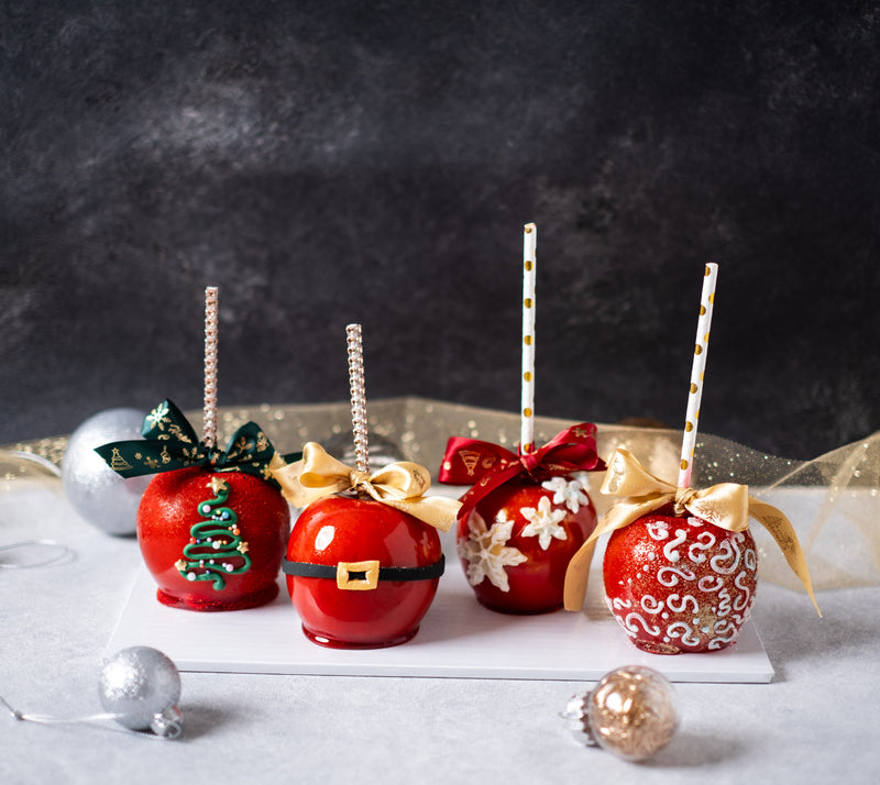 Christmas Candy Apples Making