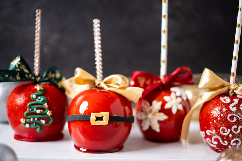 Christmas Candy Apples Making