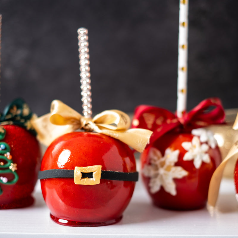Christmas Candy Apples Making