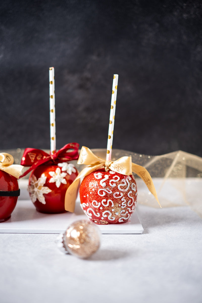 Christmas Candy Apples Making