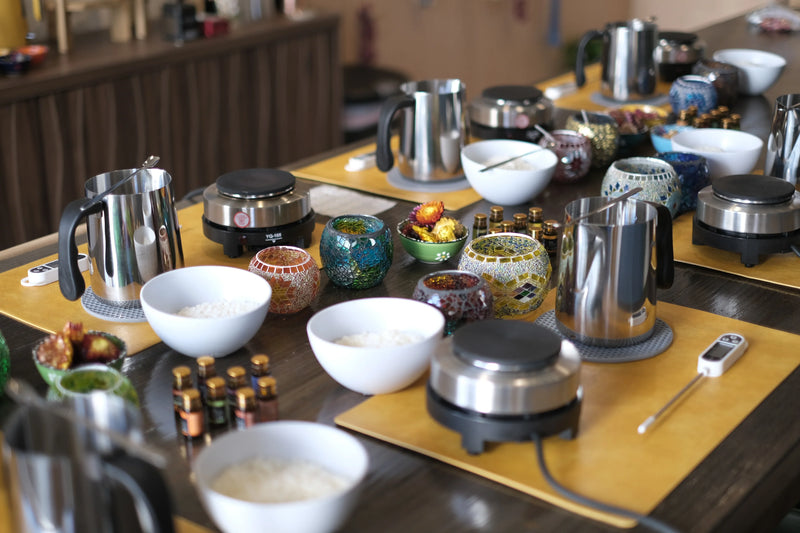candle making workshop for private event