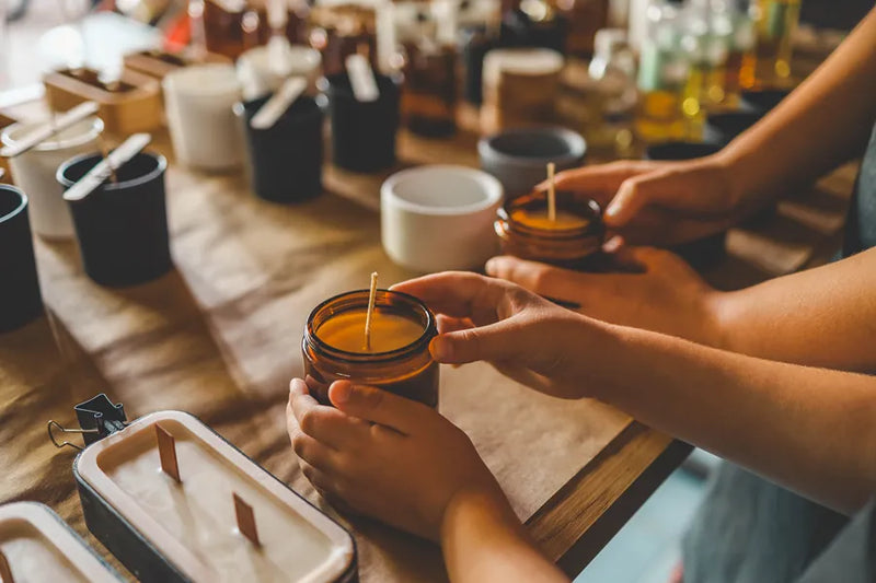 candle making workshop science explain