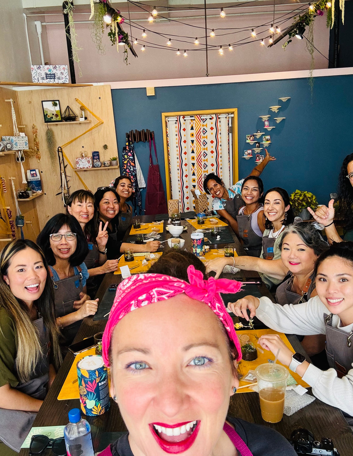 celebrating birthday with craft workshops at KraftStories studio in Honolulu Hawaii