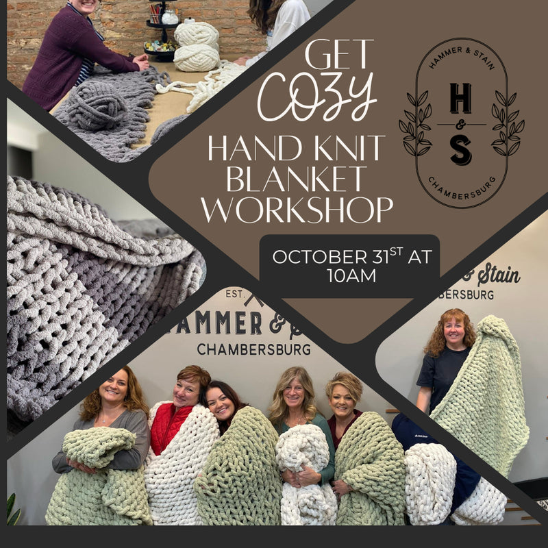 Chunky Hand-Knit Blanket Workshop in Chambersburg