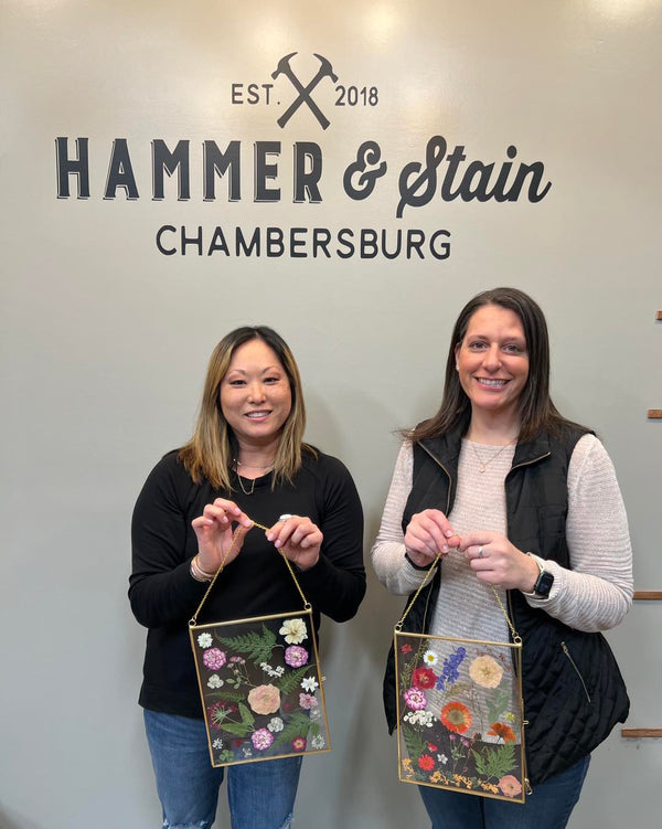 Pressed Wildflower Frame Workshop in Chambersburg