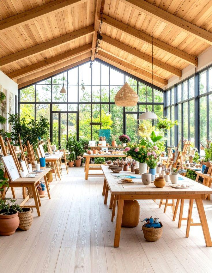 cozy workshop studio 