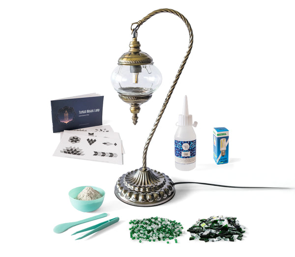 DIY Large Swan Turkish Mosaic Lamp Kit hover