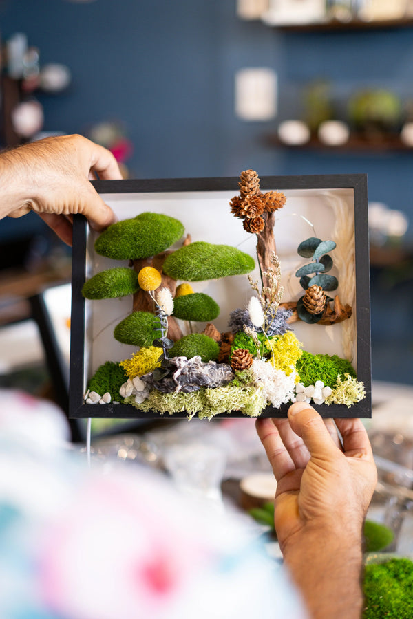 Moss Wall Art Workshop in Texas