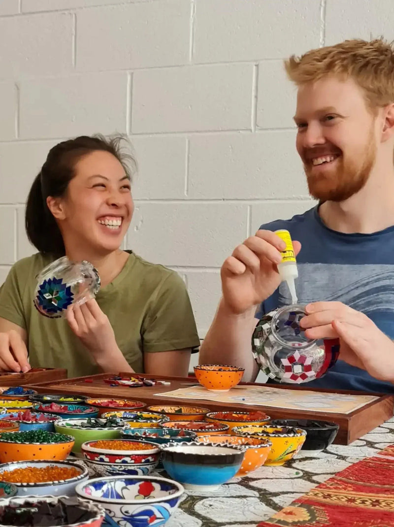 Wholesale craft kits Wholesale DIY Swan Turkish Lamp Kit, Mosaic kit - 12 kits | | Bulk Order - KraftStories