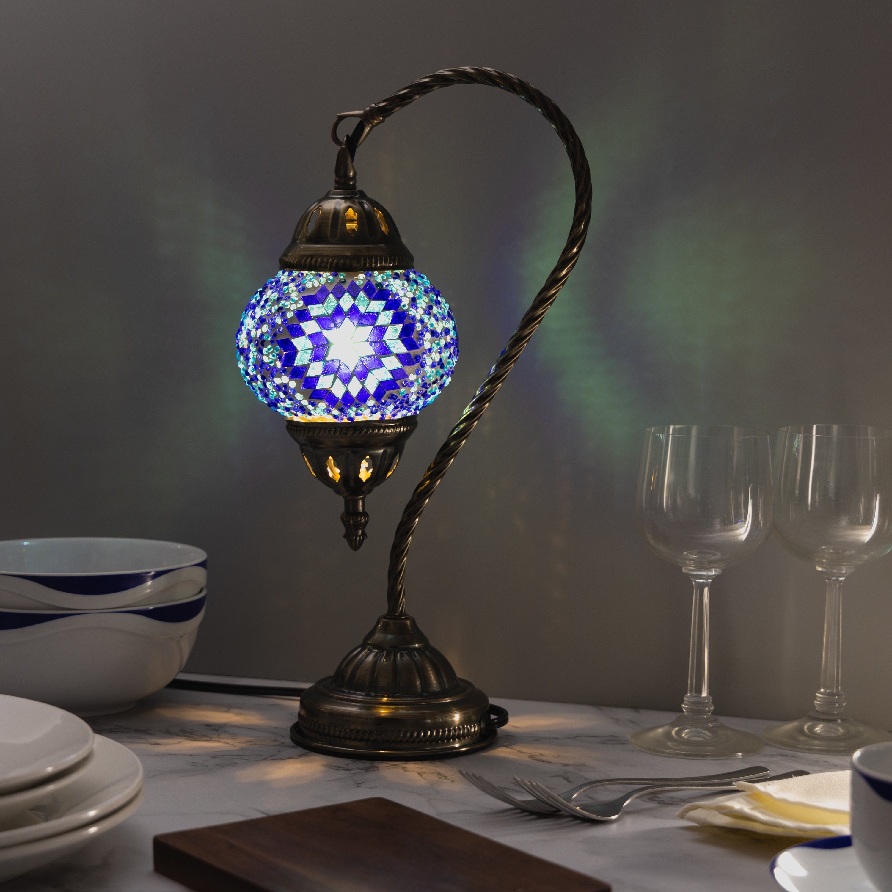 How to Make a Turkish Mosaic Lamp StepbyStep Instructions