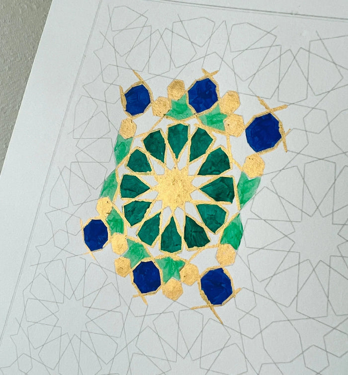 Islamic Geometry in Watercolor Workshop - KraftStories