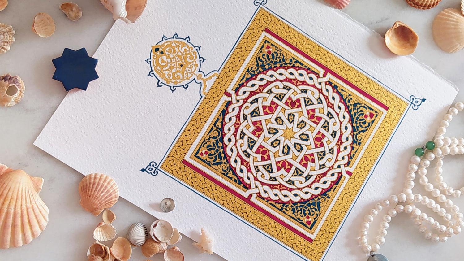 Sacred Islamic Geometry Painting