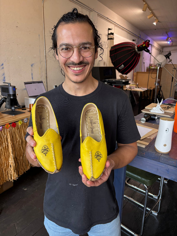 Laser engraved shoes