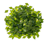 light green glass mosaic tiles for crafts | diamond shape