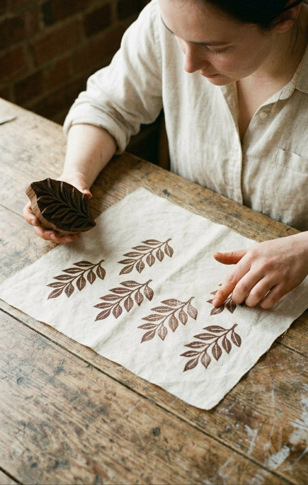 looking at block printing pattern