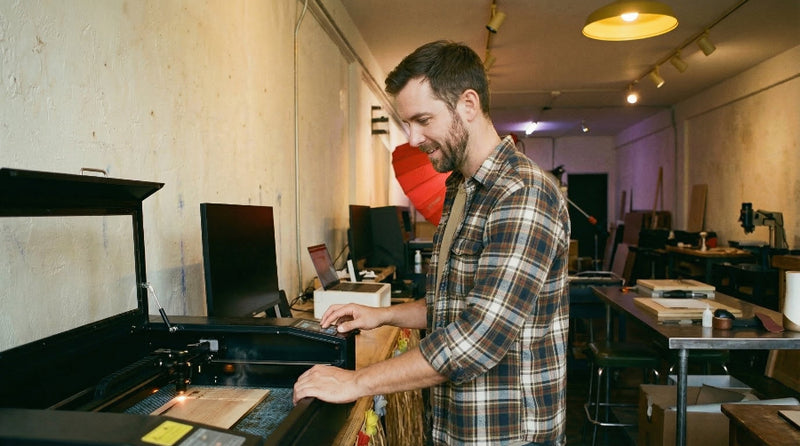 meditative laser cut workshop experience