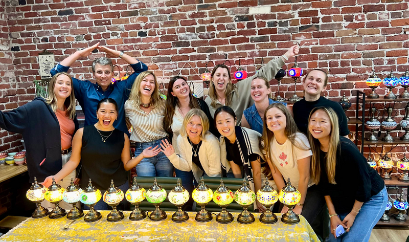The Midtown KraftStories studio is best suited for intimate to medium-sized birthday groups.