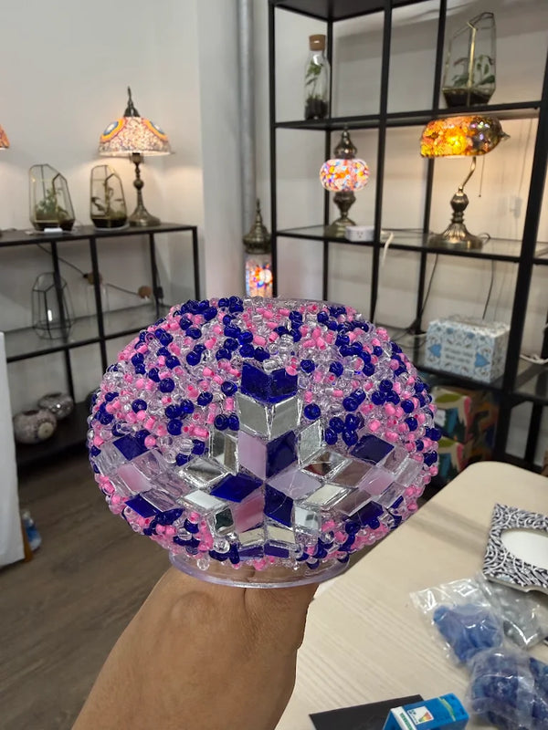 Turkish Mosaic Lamp Class in Midtown NYC