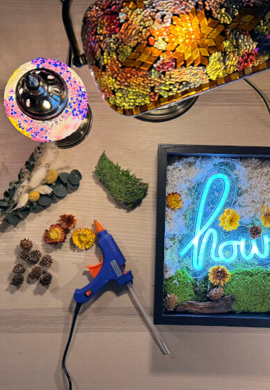 Neon Wall Art Class in Hawaii