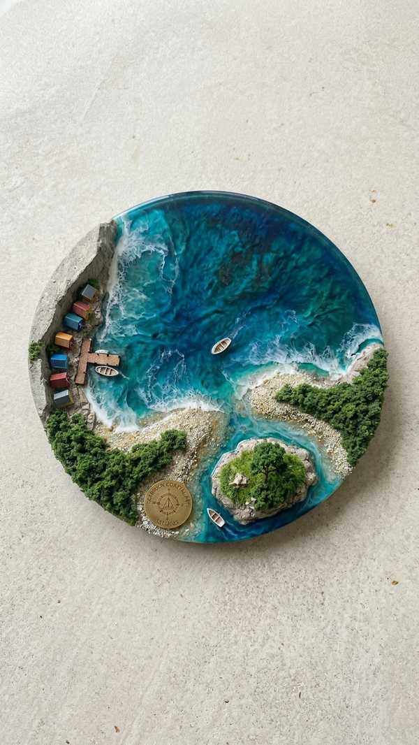 Ocean Resin Art