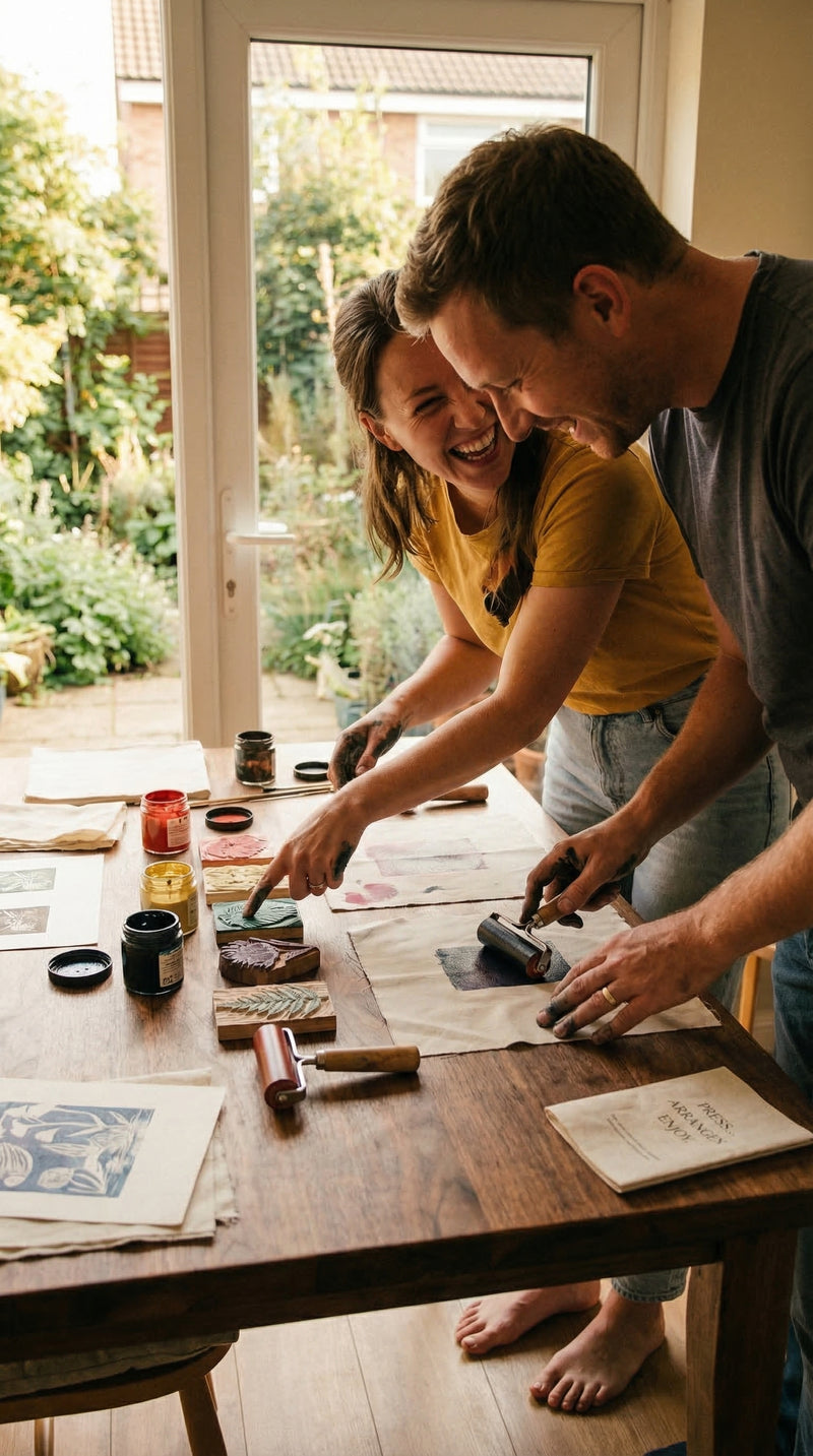 Pick one mood word together, cozy or dramatic