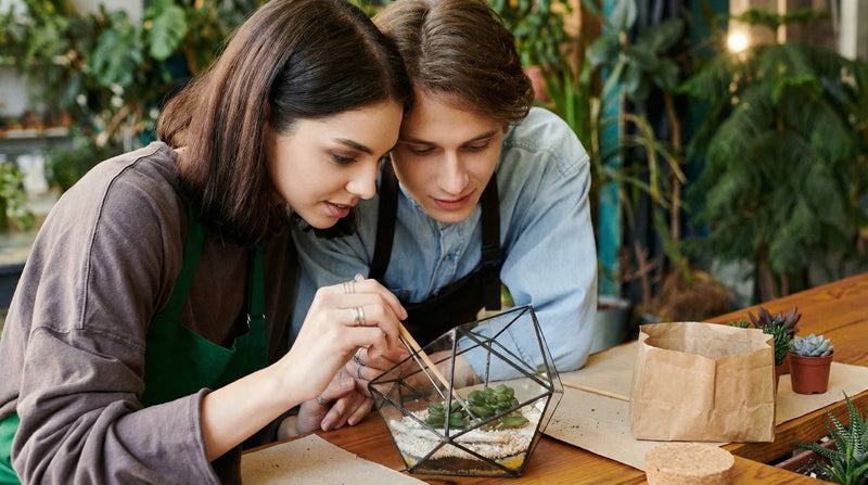 Make something together — A craft date where you leave with a keepsake.