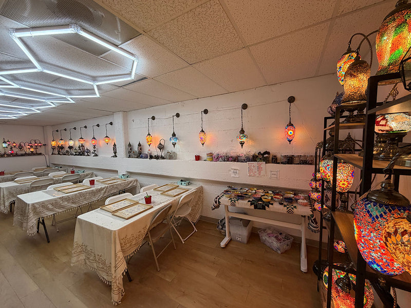 san jose turkish mosaic lamp studio