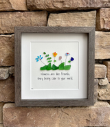 Sea Glass Art Frame Workshop in Honolulu