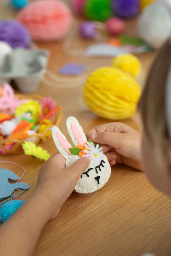 Calm kids craft setup