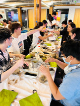 terrarium workshop at Pinterest's office