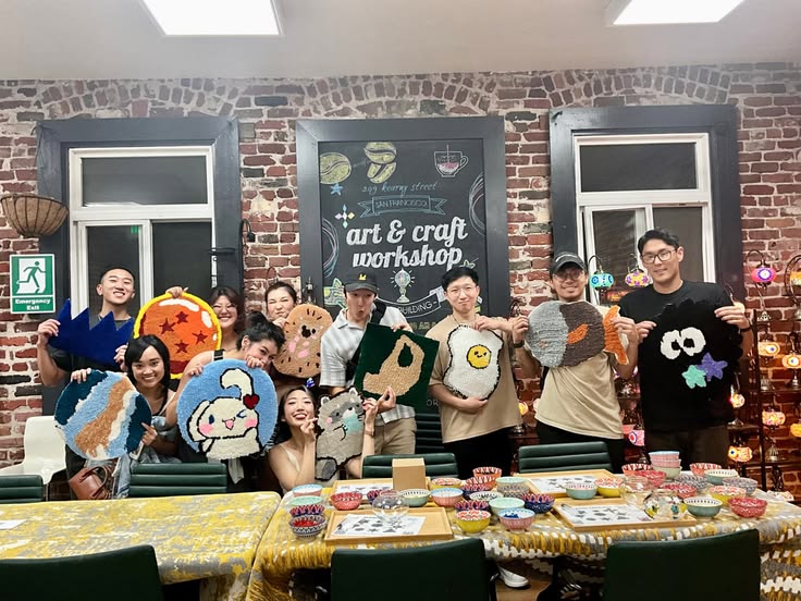 Plan a tufting team event in the Bay Area