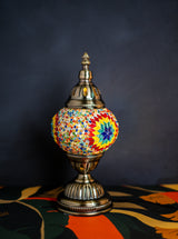 virtual turkish mosaic lamp making class for teams