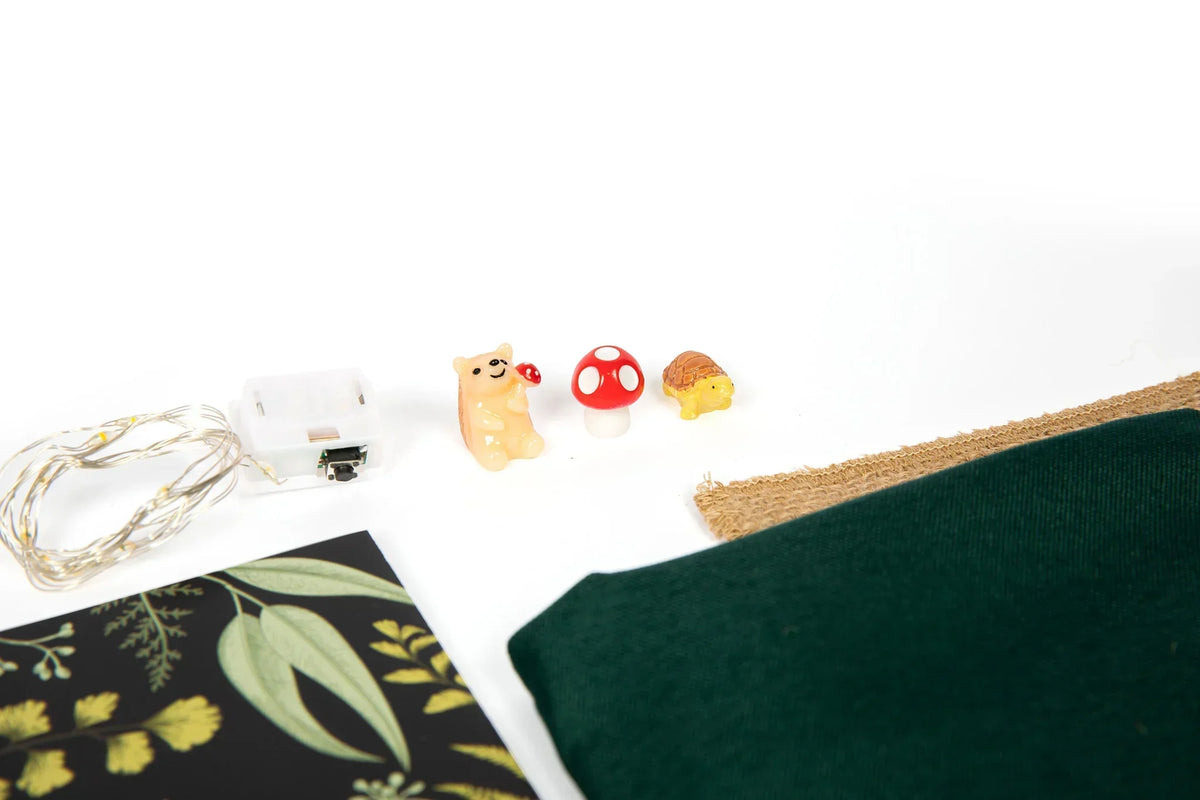 Terrarium kaing kit, self sustaining terrarium kit, DIY Terrarium Kit - KraftStories