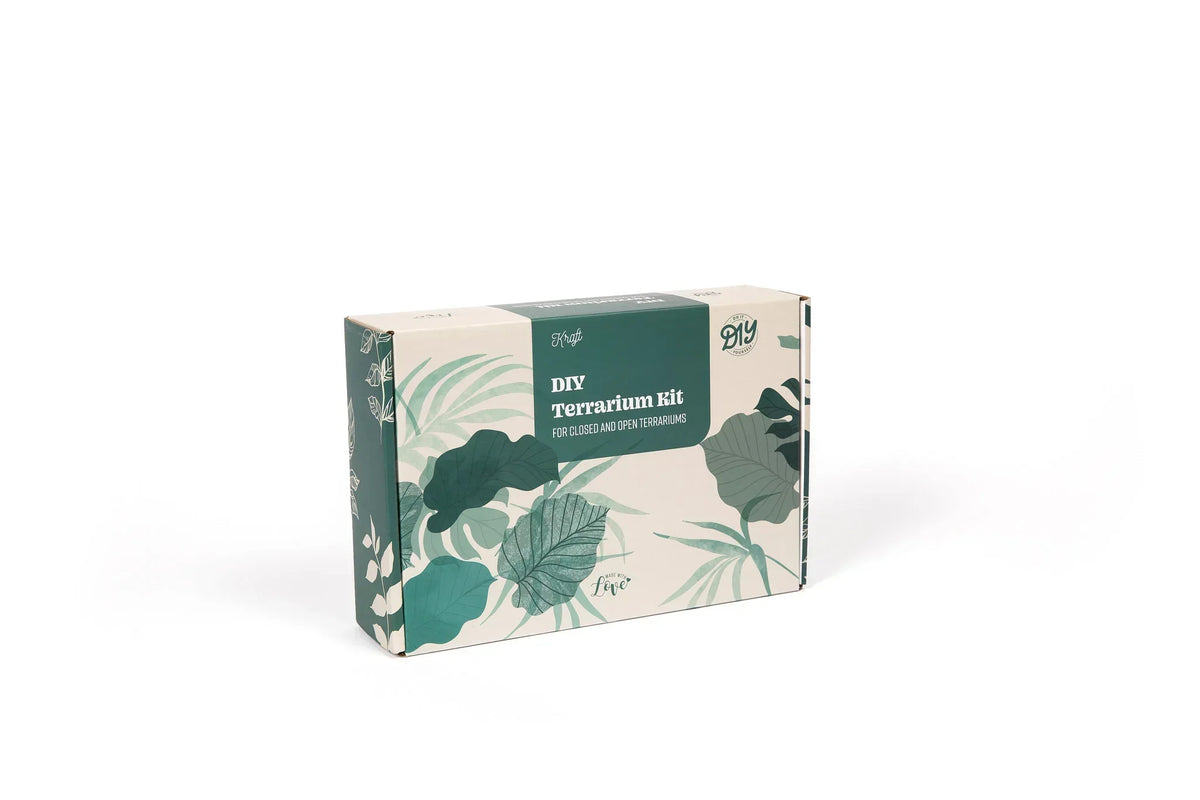 Terrarium kaing kit, self sustaining terrarium kit, DIY Terrarium Kit - KraftStories