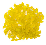 Yellow glass mosaic tiles for crafting